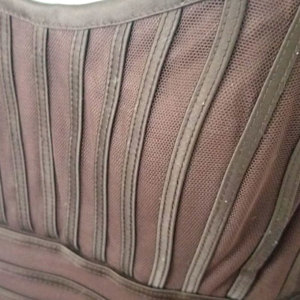 Js Collections Sweetheart Neck Mesh & Satin Dress… - image 5